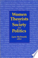 Women theorists on society and politics /