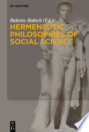 Hermeneutic philosophies of social science /