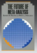The Future of meta-analysis /