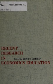 Recent research in economics education /