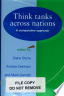 Think tanks across nations : a comparative approach /