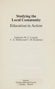 Studying the local community : education in action /