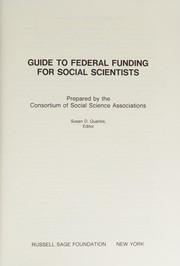 Guide to federal funding for social scientists /
