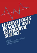 Leading edges in the social and behavioral science /