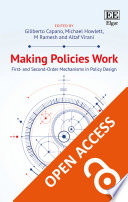 Making Policies Work : first and second-order mechanisms in policy design /