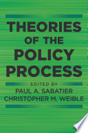 Theories of the Policy Process /