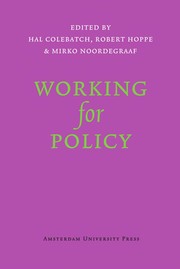 Working for policy /