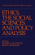 Ethics, the social sciences, and policy analysis /