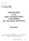 Proceedings of the First International Conference on Teaching Statistics, University of Sheffield, 9-13 August 1982 /