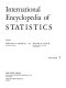 International encyclopedia of statistics /