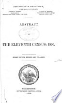 Abstract of the eleventh census, 1890 /