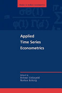 Applied time series econometrics /