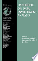 Handbook on data envelopment analysis /
