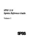 SPSS 11.0 syntax reference guide /