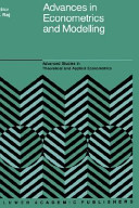 Advances in econometrics and modelling /