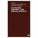 Economic theory and social justice /