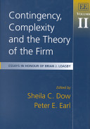 Contingency, complexity and the theory of the firm /