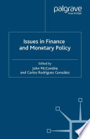 Issues in Finance and Monetary Policy /