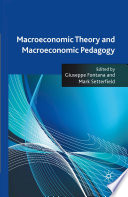 Macroeconomic Theory and Macroeconomic Pedagogy /