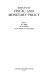 Essays in fiscal and monetary policy /