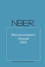 NBER macroeconomics annual 2003 /