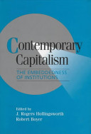 Contemporary capitalism : the embeddedness of institutions /