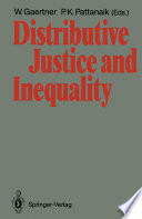 Distributive justice and inequality : a selection of papers given at a conference, Berlin, May 1986 /