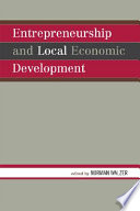 Entrepreneurship and local economic development /