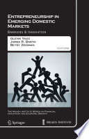 Entrepreneurship in emerging domestic markets : barriers and innovation /