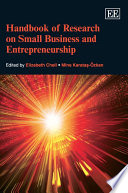 Handbook of research on small business and entrepreneurship /