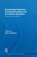 Knowledge-intensive entrepreneurship and innovation systems : evidence from Europe /