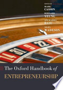 The Oxford handbook of entrepreneurship /