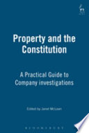 Property and the constitution /