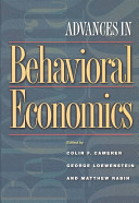 Advances in behavioral economics /