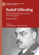 Rudolf Hilferding : What Do We Still Have to Learn from His Legacy? /