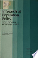 In search of population policy ; views from the developing world.