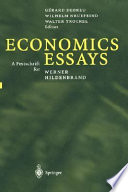 Economics essays : a Festschrift for Werner Heldenbrand /