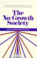 The No-growth society /