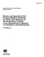 Review and appraisal of the progress made in achieving the goals and objectives of the Programme of Action of the International Conference on Population and Development : 1999 report /