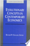 Evolutionary concepts in contemporary economics /