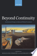 Beyond continuity : institutional change in advanced political economies /