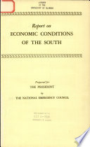 Report on economic conditions of the South.