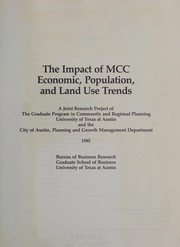 The Impact of MCC economic, population, and land use trends /