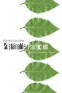 Sustainable production : building Canadian capacity /