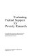 Evaluating federal support for poverty research /