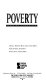 Poverty : opposing viewpoints /