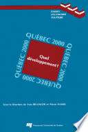 Quebec 2000 : quel developpement? /