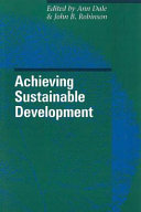 Achieving sustainable development /