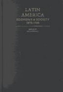 Latin America : economy and society, 1870-1930 /