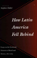 How Latin America fell behind : essays on the economic histories of Brazil and Mexico, 1800-1914 /
